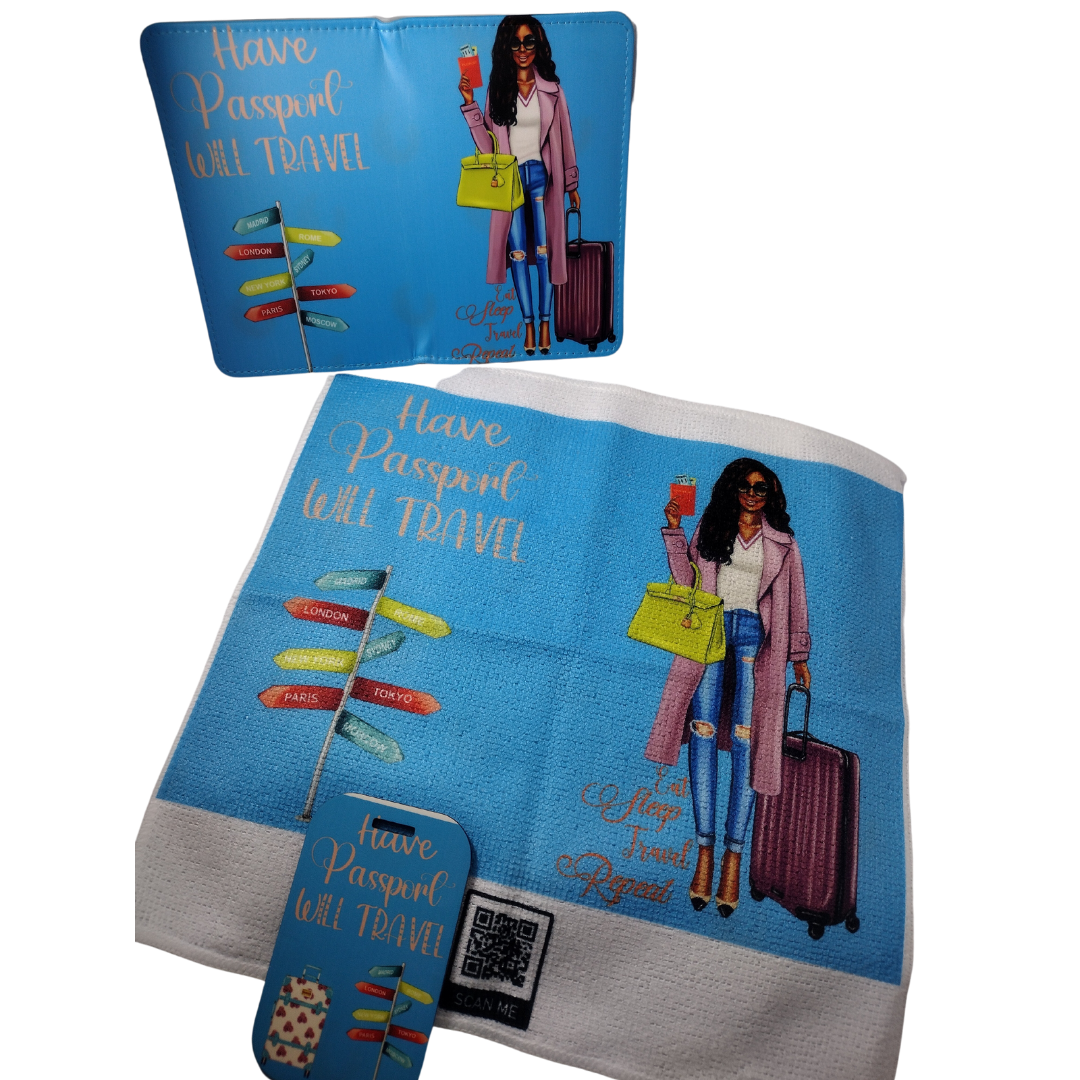 Catch Flights Not Feelings Passport Set