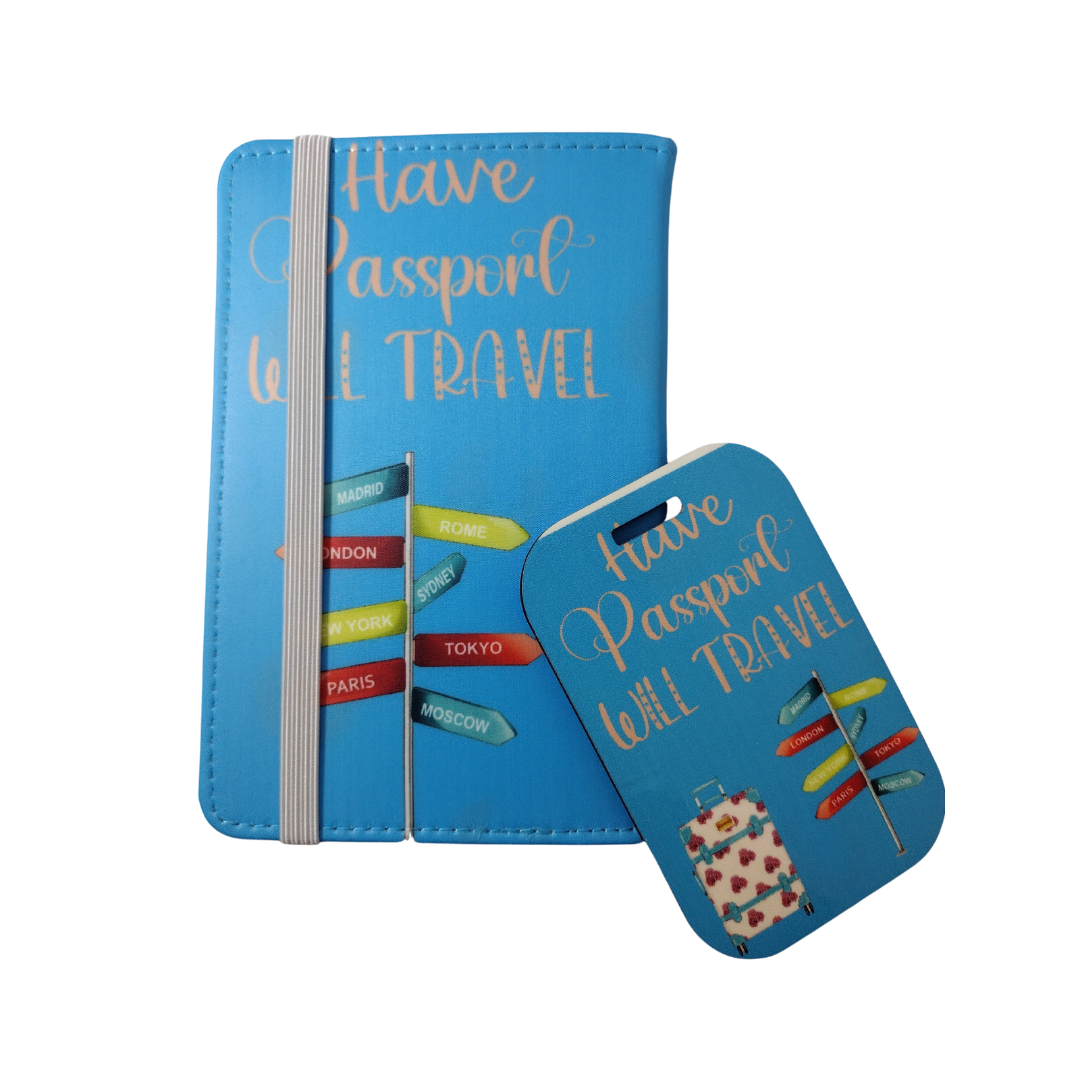Catch Flights Not Feelings Passport Set