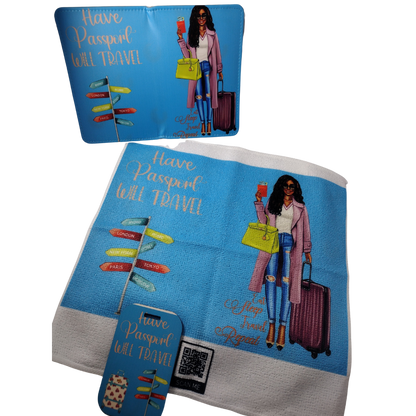 Catch Flights Not Feelings Passport Set