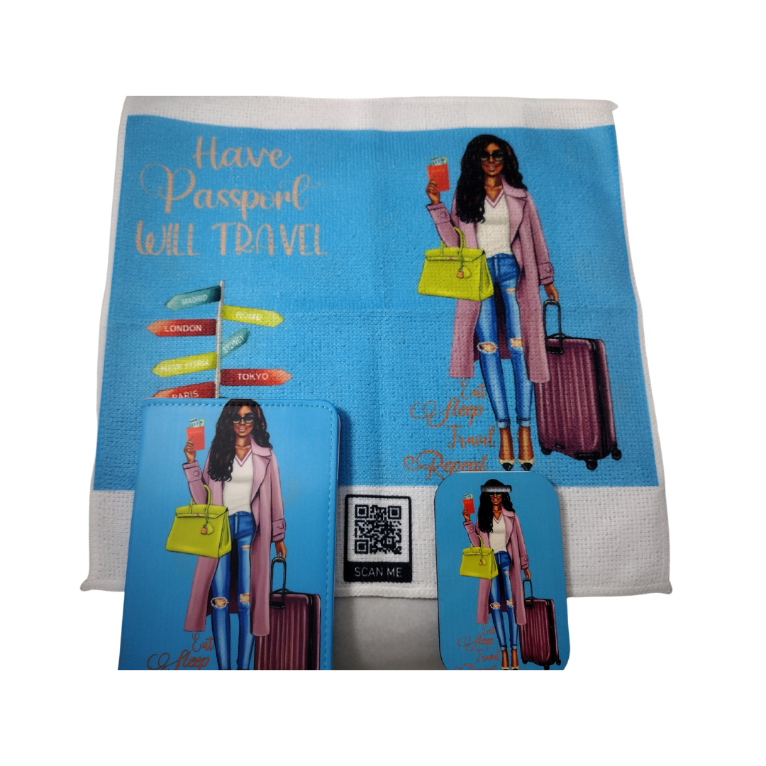 Catch Flights Not Feelings Passport Set