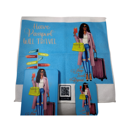 Catch Flights Not Feelings Passport Set