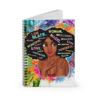 Beautiful Black Woman Journal