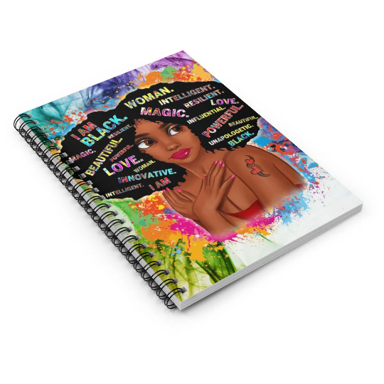 Beautiful Black Woman Journal