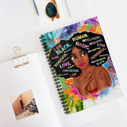 Beautiful Black Woman Journal