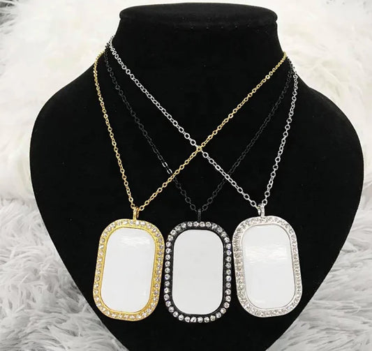 Bling Dog Tag Chain