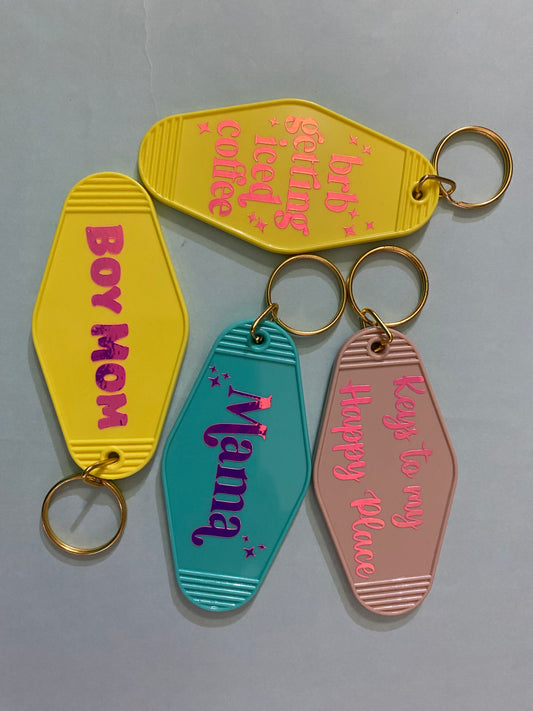 Assorted Motel Key Chains