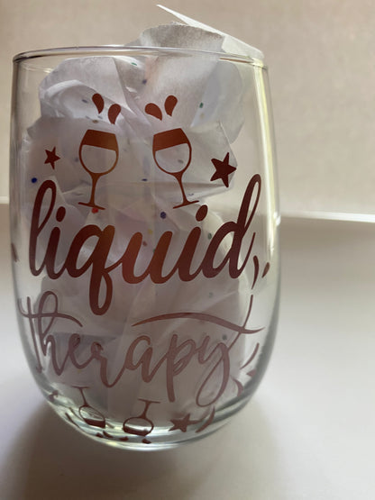Custom/Personalized Stemless Wine Glasses