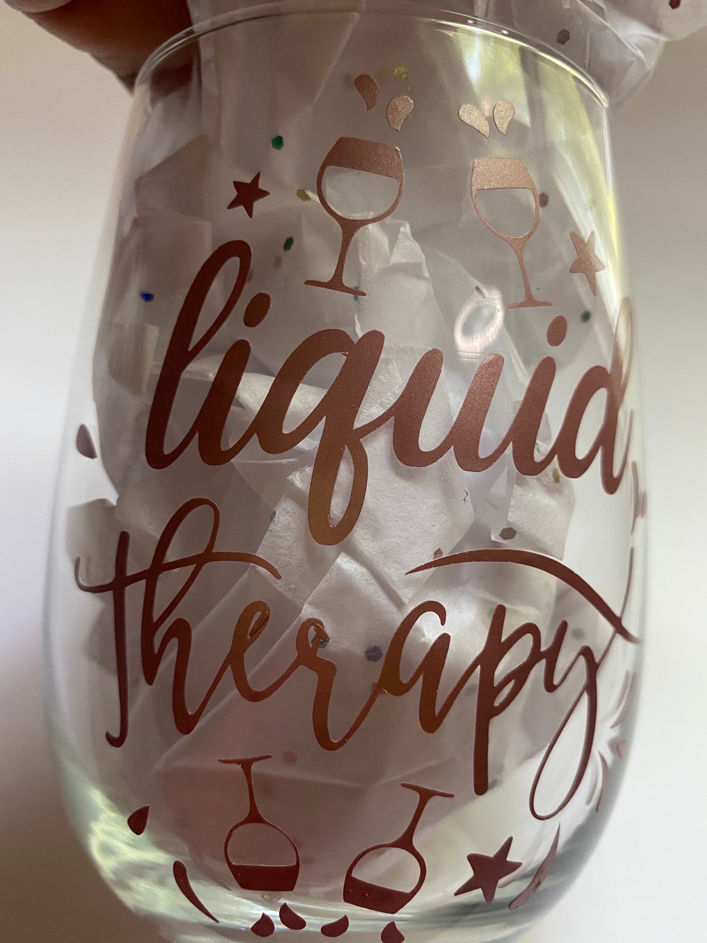 Custom/Personalized Stemless Wine Glasses