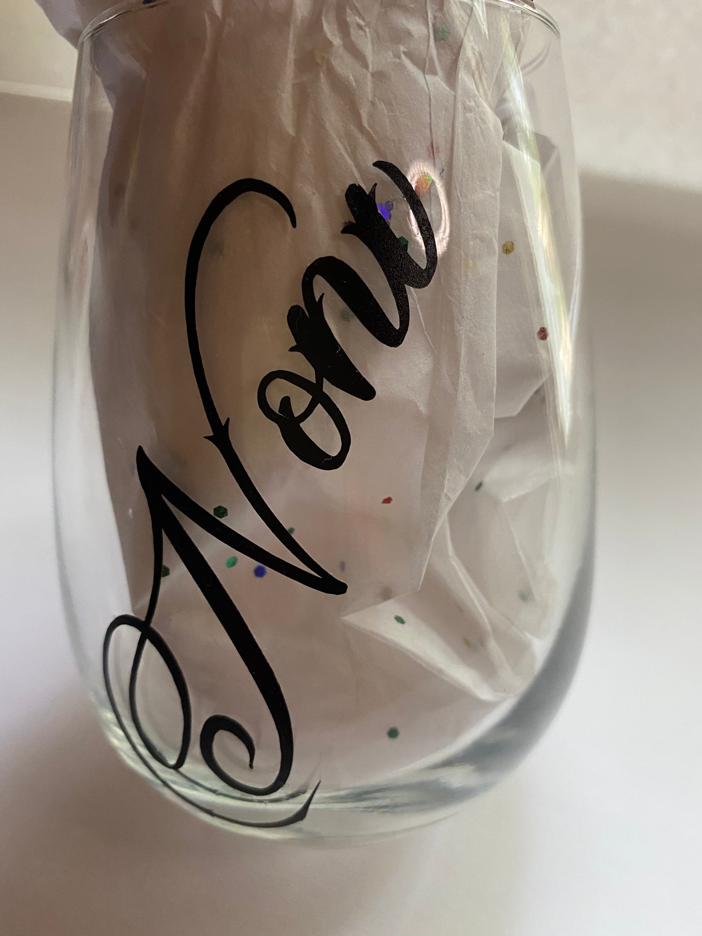 Custom/Personalized Stemless Wine Glasses