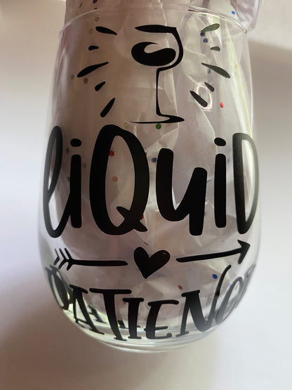 Custom/Personalized Stemless Wine Glasses